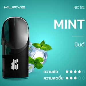 น้ำยา KS Kurve Pod กลิ่นมินต์ (Mint) NIC 5%